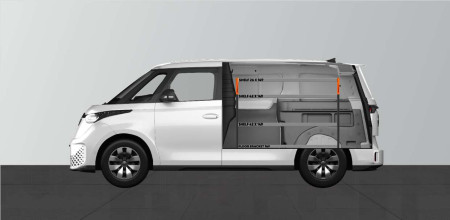 Aménagement BASE42 pour VW ID BUZZ L1