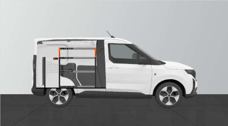 Fahrzeugeinrichtung LB5 für Ford Courier L1
