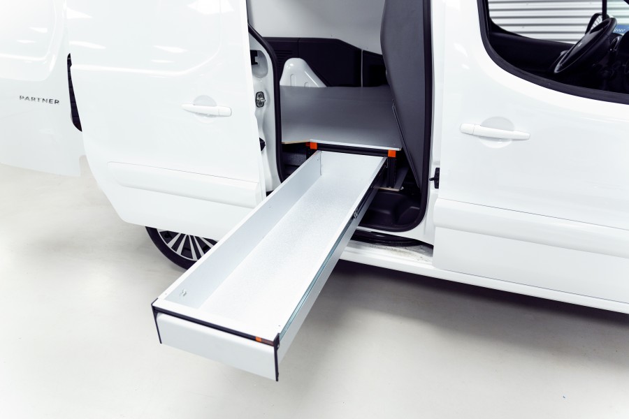 Double Plancher H: 202mm 3 tiroirs pour berlingo et partner L2H1 | Work System