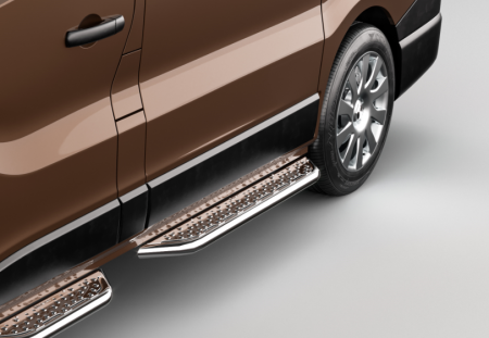 Marchepied inoxydable pour porte latérale coulissante, Trafic, Vivaro et NV300 depuis 2014