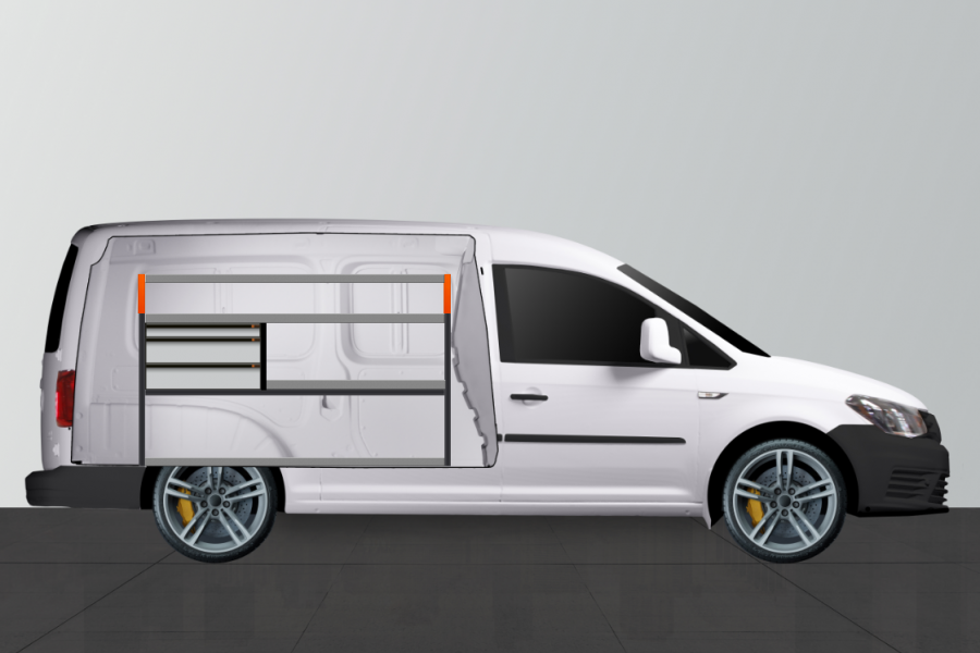 V LS3 Amenagement Utilitaire pour VW Caddy Maxi L2H1