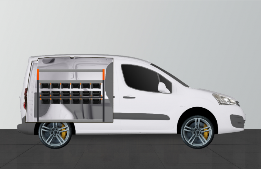 V-RACK Aménagement Utilitaire pour Berlingo & Partner L1