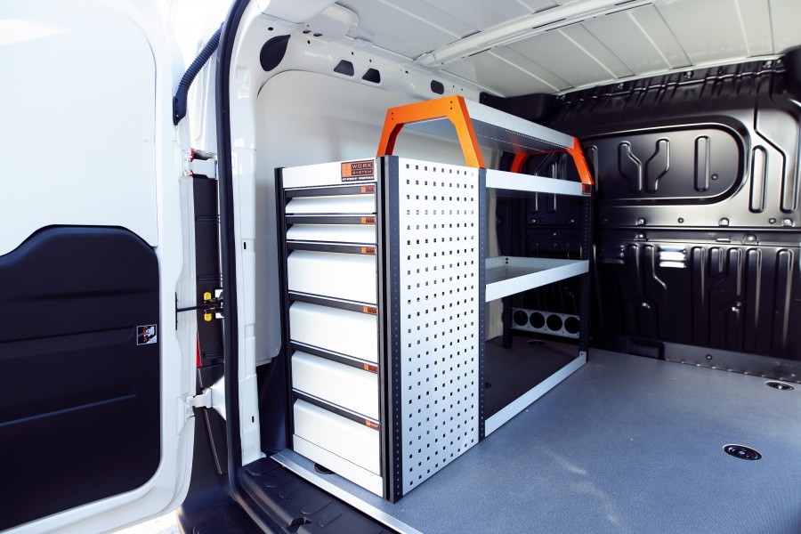 V-LB6 Fahrzeugregal für Fiat Doblo & Opel Combo L1 | Work System