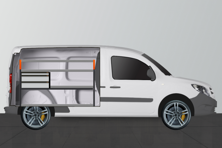 V- LS3 Aménagement Utilitaire pour Citan Extra Long & Kangoo Maxi