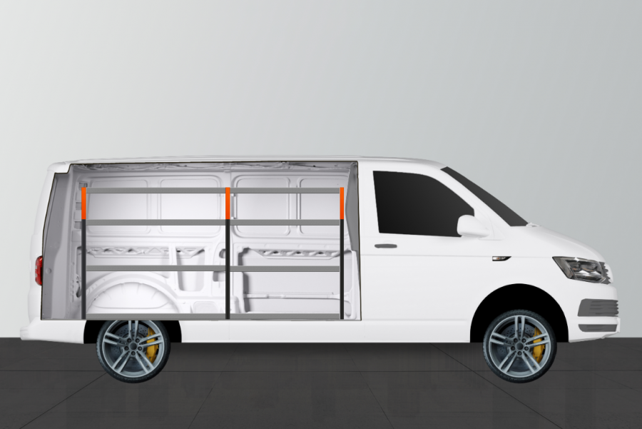 V-ESSENTIEL Aménagement Utilitaire pour VW Transporter L2H1 Work System