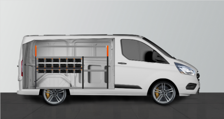 V-RACK Aménagement Utilitaire pour Ford Custom L1H1