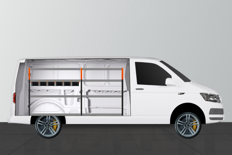 V-ENKEL+ Aménagement Utilitaire pour VW Transporter L2H1