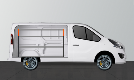 V-BASIC Fahrzeugregal für Talento, NV300, Vivaro & Trafic L1