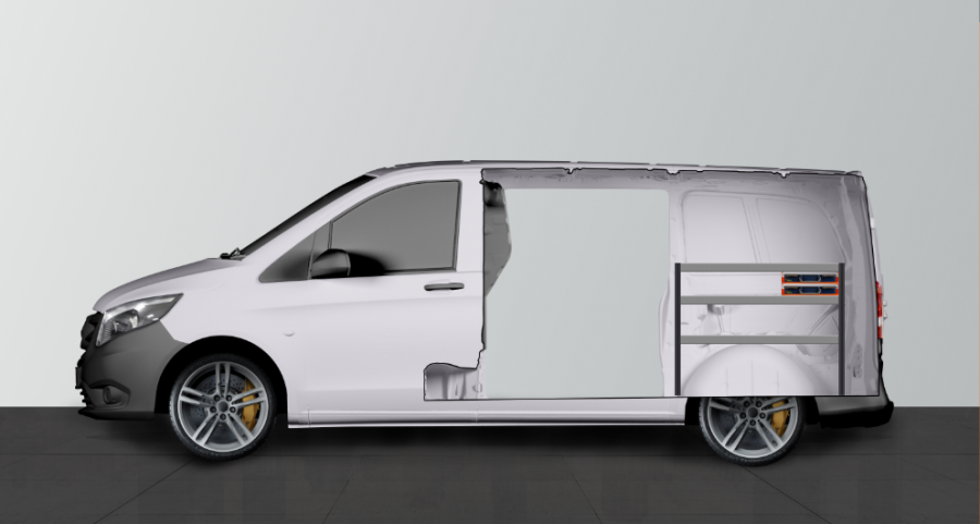 H-SS2 Aménagement Utilitaire pour Mercedes Vito Compact