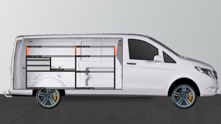 V- LS3 Aménagement Utilitaire pour Mercedes Vito Extra Long