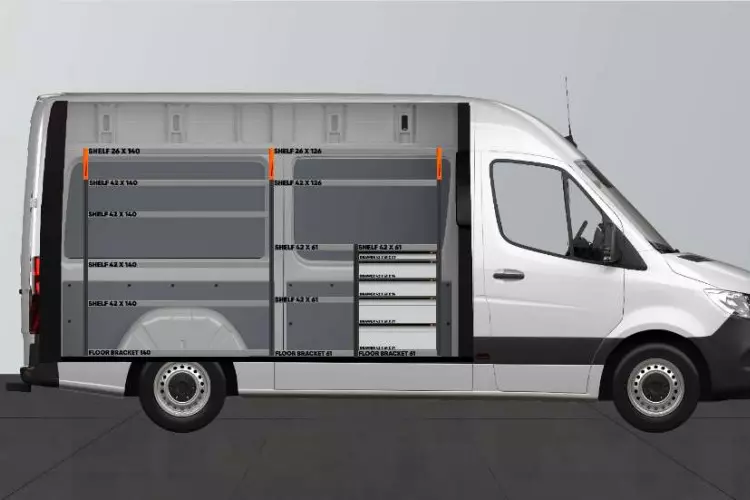PRO5 aménagement utilitaire Mercedes Sprinter