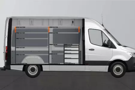 V-PRO Aménagement Utilitaire pour Mercedes Sprinter Standard L2H2