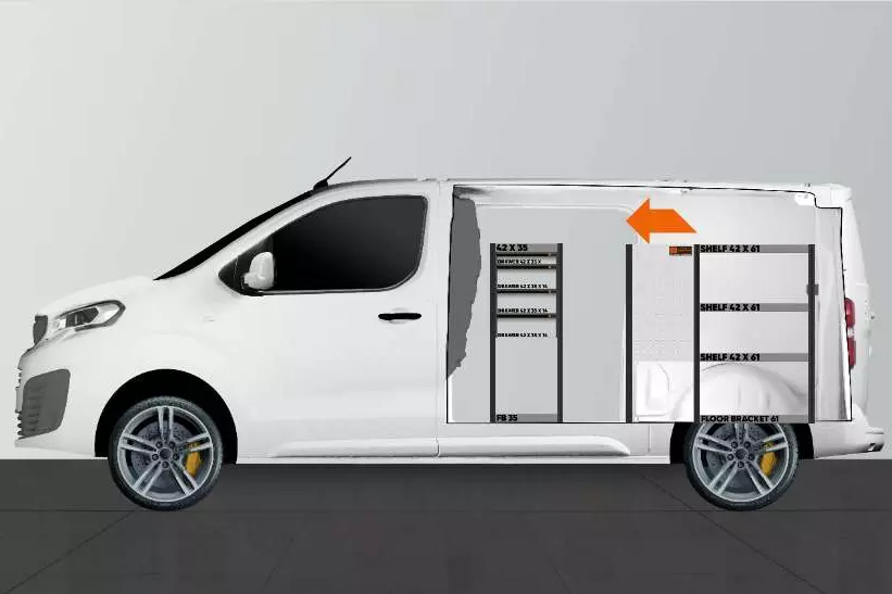 LD42 Fahrzeugeinrichtung Opel Vivaro
