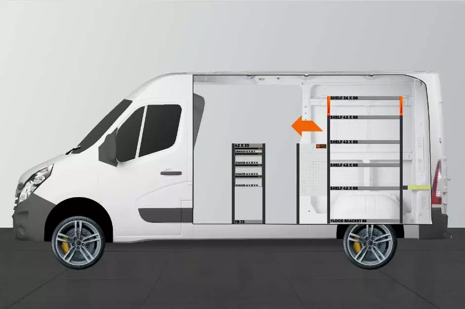 LD42 Fahrzeugeinrichtung Renault Master