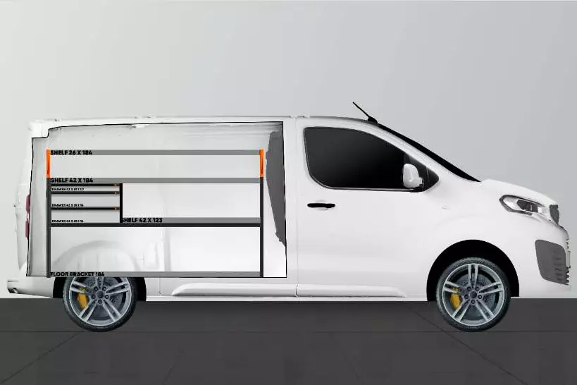LS3 Fahrzeugeinrichtung Fiat Scudo