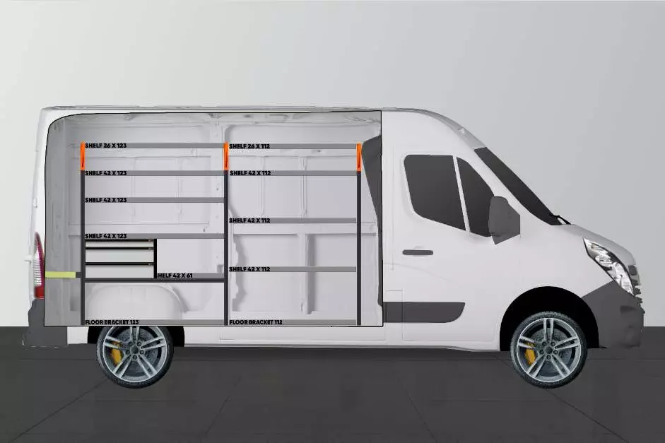 LS3 Fahrzeugeinrichtung Nissan Interstar