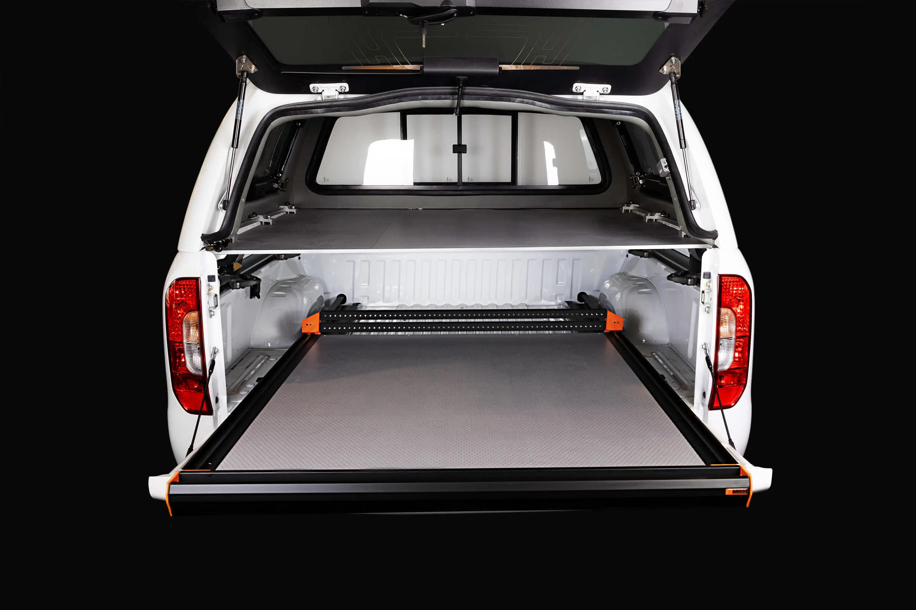 Plateau coulissant + double plancher à hauteur de ridelle Ford Ranger